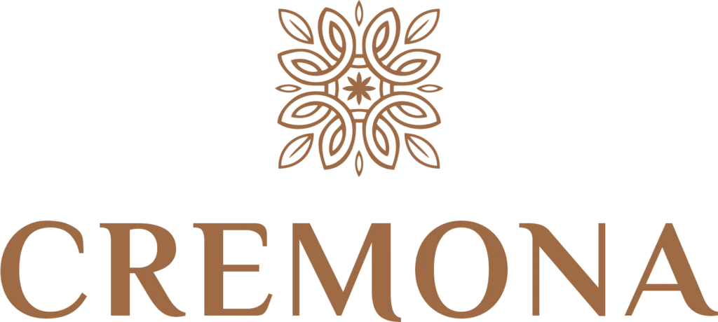 Logo Cluster CREMONA CitraLand Puri Serang Desain Elegan Motif Klasik